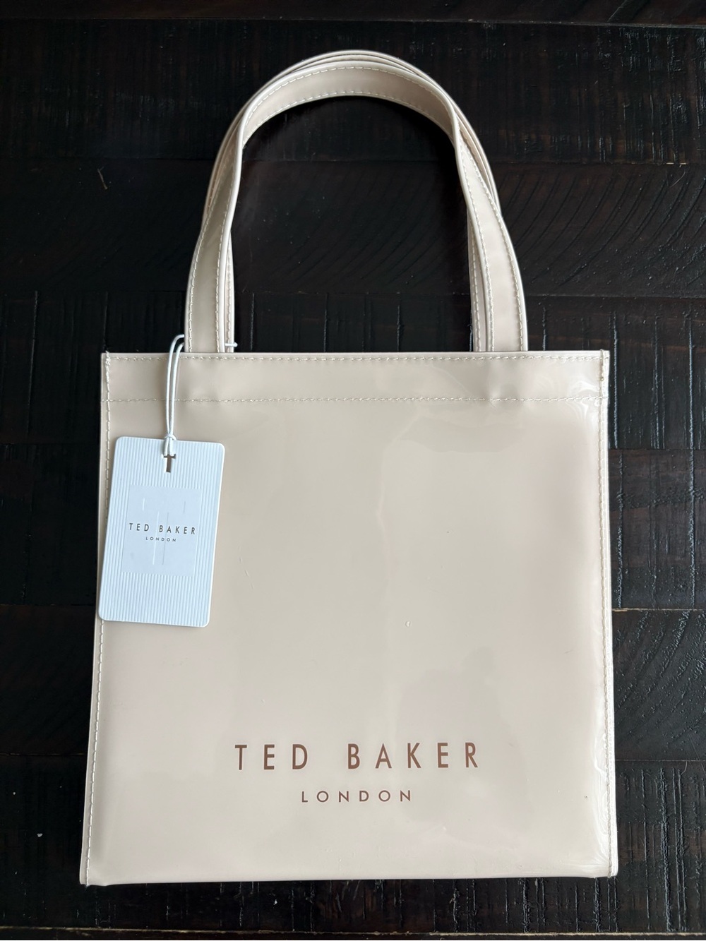 Ted Baker Light Pink Patent Mini Tote